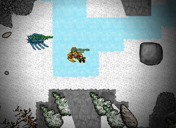 Crystal Spider hunting ground
