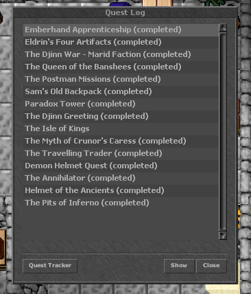 Quest Log
