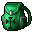 Green Hood Backpack